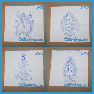 VIRGEN [Diamante 45x50cm] - Napkins for Stamped Cross-Stitch Embroidery image 6