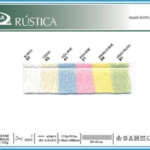 RUSTICA [150grs] by Omega - Fine 100% Non-mercerized Cotton Thread for ...