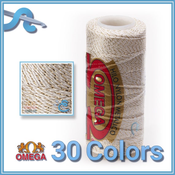 NYLON NO.3 metallic by Omega Strong 100% Nylon String Cord for