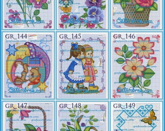 GRAFICARTE [GR_141-210] - 3 of 5 - Cross-stitch Embroidery Design Patterns