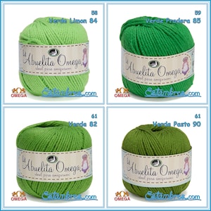 la ABUELITA OMEGA [50grs] - Ideal for Amigurumi 100% NON-Mercerized Cotton Yarn image 14