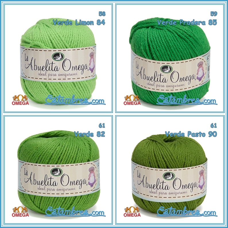 la ABUELITA OMEGA [50grs] - Ideal for Amigurumi 100% NON-Mercerized Cotton Yarn image 14
