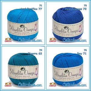 la ABUELITA OMEGA [50grs] - Ideal for Amigurumi 100% NON-Mercerized Cotton Yarn image 17