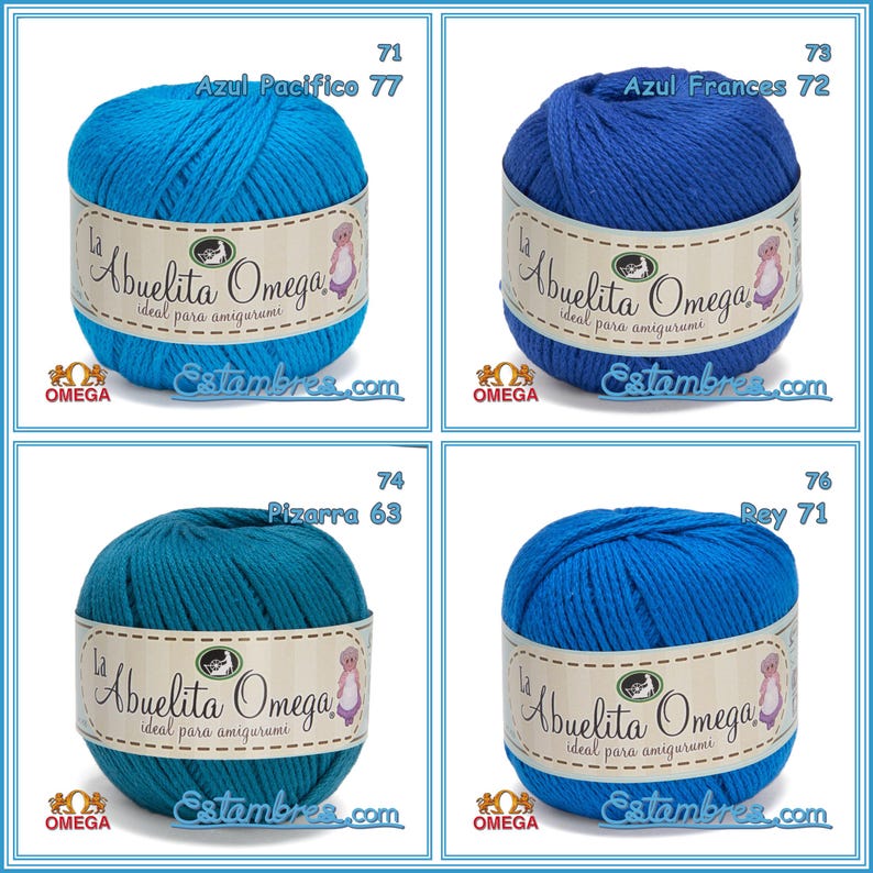 la ABUELITA OMEGA [50grs] - Ideal for Amigurumi 100% NON-Mercerized Cotton Yarn image 17