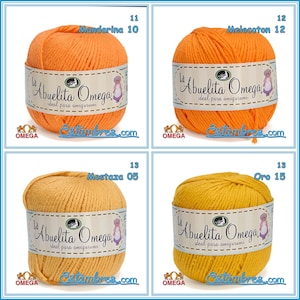 la ABUELITA OMEGA [50grs] - Ideal for Amigurumi 100% NON-Mercerized Cotton Yarn image 4