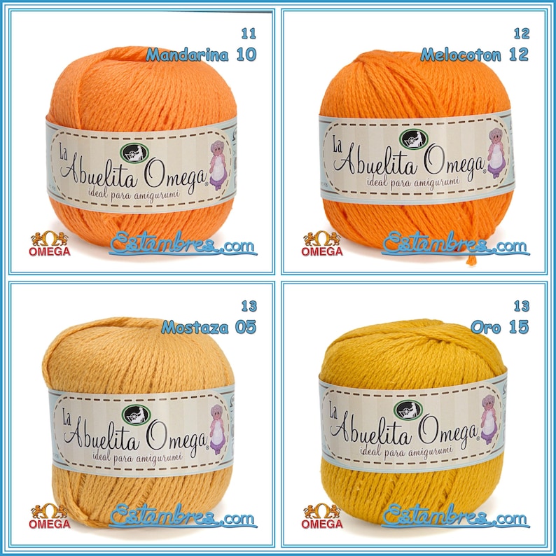 la ABUELITA OMEGA [50grs] - Ideal for Amigurumi 100% NON-Mercerized Cotton Yarn image 4