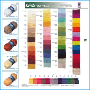 SINFONIA [100grs] by Omega - Elegant Fine 100% Mercerized Cotton Yarn for Knitting and Crafts image 2