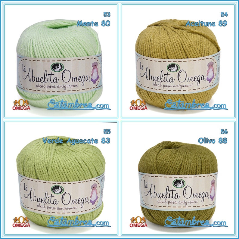 la ABUELITA OMEGA [50grs] - Ideal for Amigurumi 100% NON-Mercerized Cotton Yarn image 13