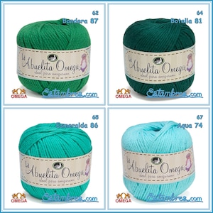 la ABUELITA OMEGA [50grs] - Ideal for Amigurumi 100% NON-Mercerized Cotton Yarn image 15