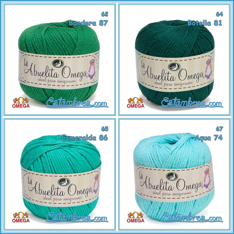 la ABUELITA OMEGA [50grs] - Ideal for Amigurumi 100% NON-Mercerized Cotton Yarn image 15