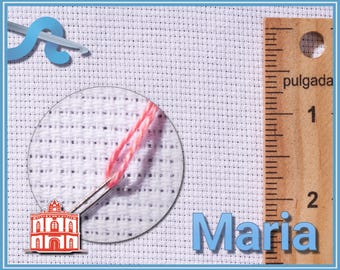 MARIA - Cuadro Chico | Fine Soft Embroidery Canvas 160cm wide - 100% Cotton | Most sold in Mexico