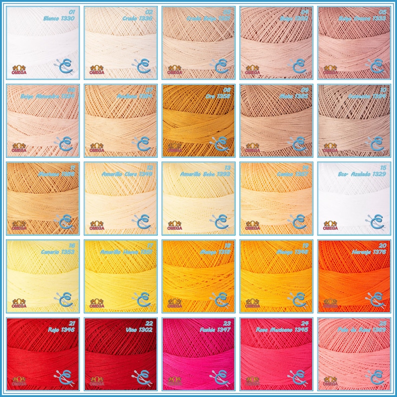 CROCHET OMEGA NO.30 [30grs] - 100% Mercerized Cotton Yarn for Fine Crochet image 9