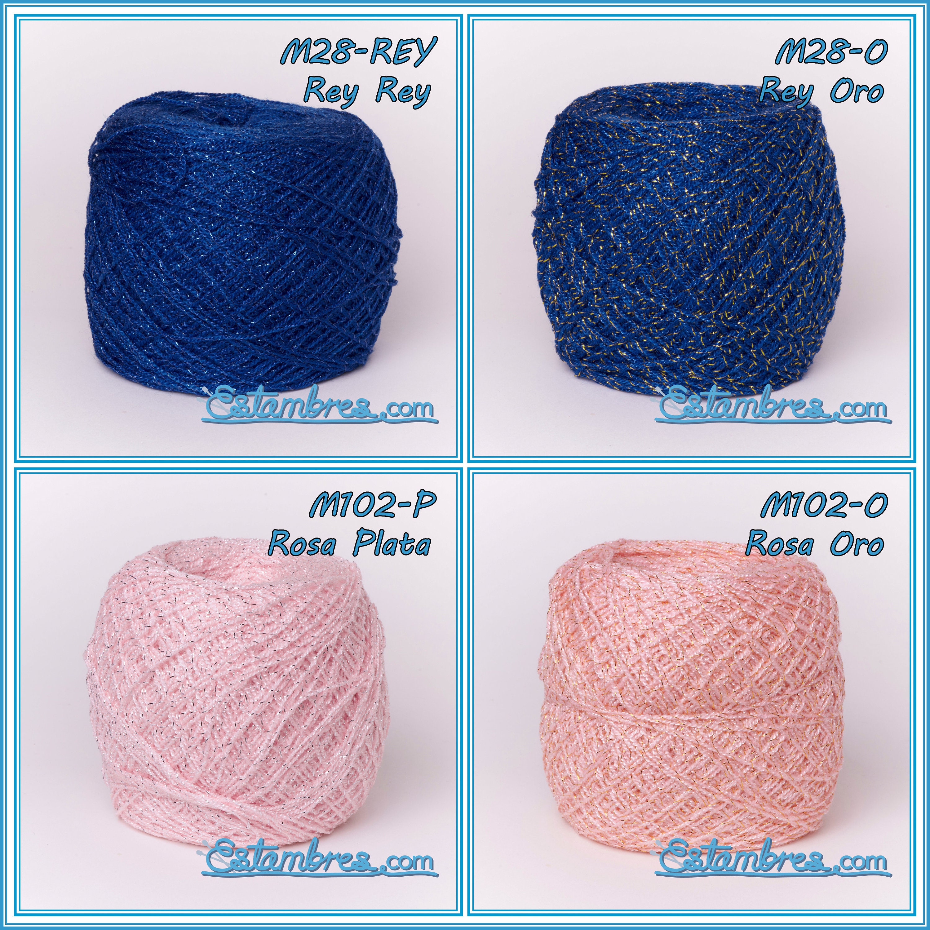 Metallic Yarn for Knitting, Crochet, Tatting, Embroidery, Tassels – ORA  Fabulous Fibres