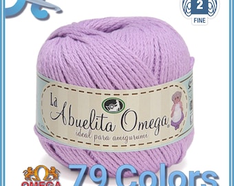 la ABUELITA OMEGA [50grs]  - Ideal for Amigurumi 100% NON-Mercerized Cotton Yarn