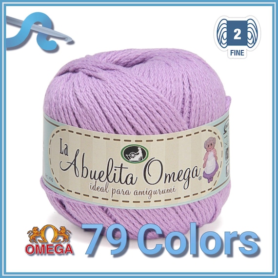la ABUELITA OMEGA [50grs]  - Ideal for Amigurumi 100% NON-Mercerized Cotton Yarn