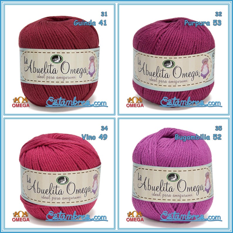 la ABUELITA OMEGA [50grs] - Ideal for Amigurumi 100% NON-Mercerized Cotton Yarn image 8