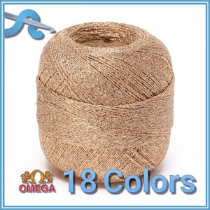 CROCHET METALLIC [25grs] - Sparkly Fine Thread by Omega