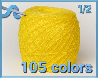 CRYSTAL [100grs] - 1 of 2 - La Pantera Rosa | Fine Mexican Crochet Thread Yarn for Clothing and Crafts
