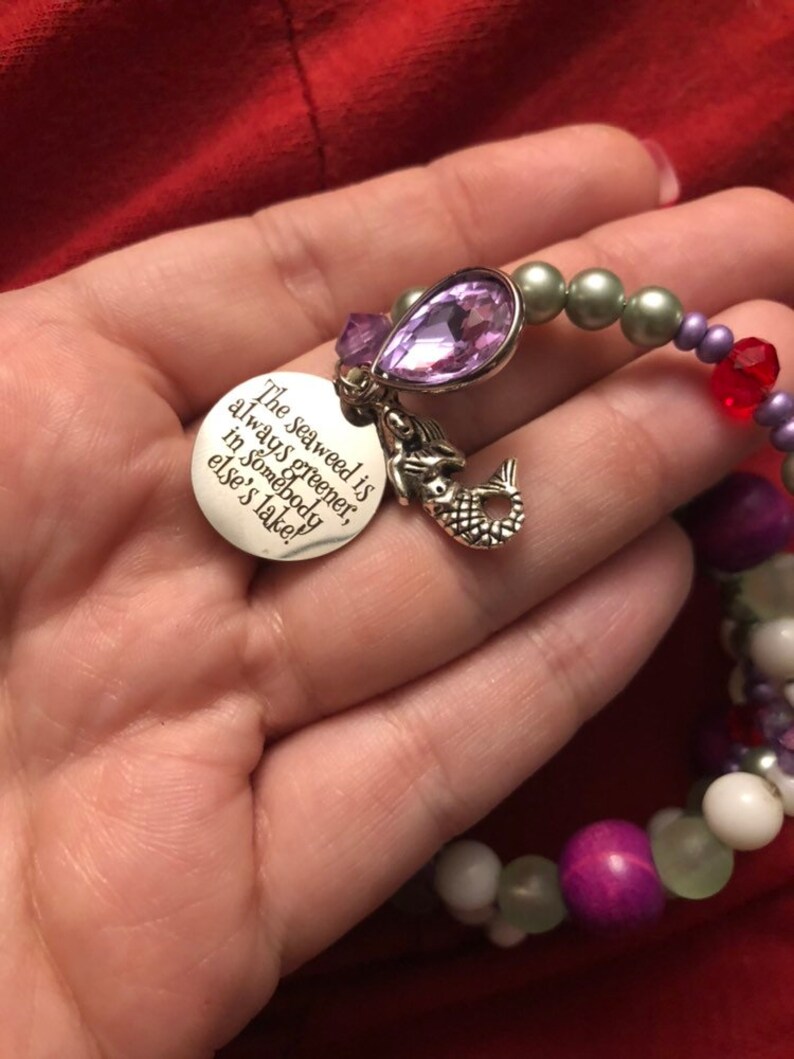 The Seaweed Is Always Greener In Somebody Else/'s Lake The Little Mermaid Bracelet