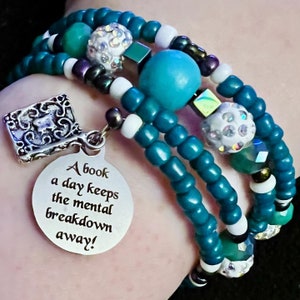 A Book A Day Keeps The Mental Breakdown Away Bracelet