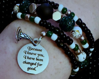 For Good - Wicked - Elphaba and Glinda  Bracelet