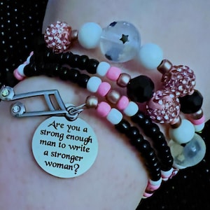 Sind Sie ein starker Mann, der stark genug ist, um eine starke Frau zu schreiben - & (und) Julia Musikalische Armband