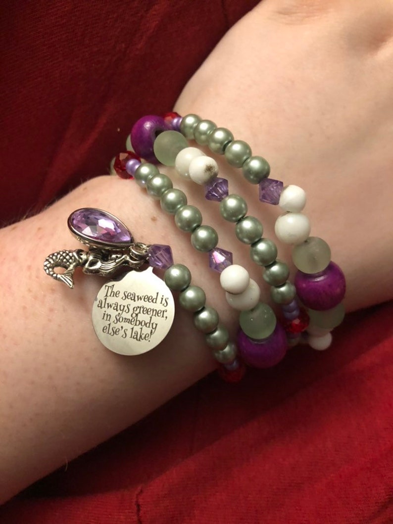 The Seaweed Is Always Greener In Somebody Else/'s Lake The Little Mermaid Bracelet