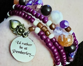 I'd Rather Be At Pemberley - Pride And Prejudice Bracelet