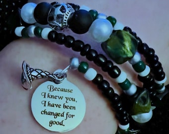 For Good - Wicked - Elphaba and Glinda  Bracelet