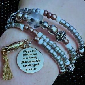 Maybe The Princess Can Save Herself. That Sounds Like A Pretty Good Story Too. - The Lunar Chronicles Bracelet