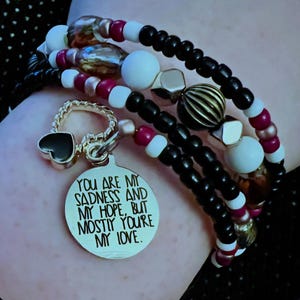 Vous êtes ma tristesse et mon espoir, mais surtout vous êtes mon amour - Bracelet Wandavision