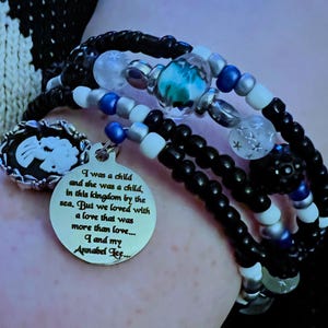 Annabel Lee - Edgar Allan Poe Bracelet