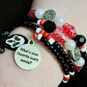 What’s Your Favorite Scary Movie - Scream - Ghostface Bracelet