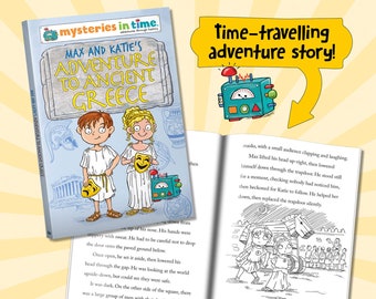 Ancient Greece History Kids Book: Time-Traveling Adventure