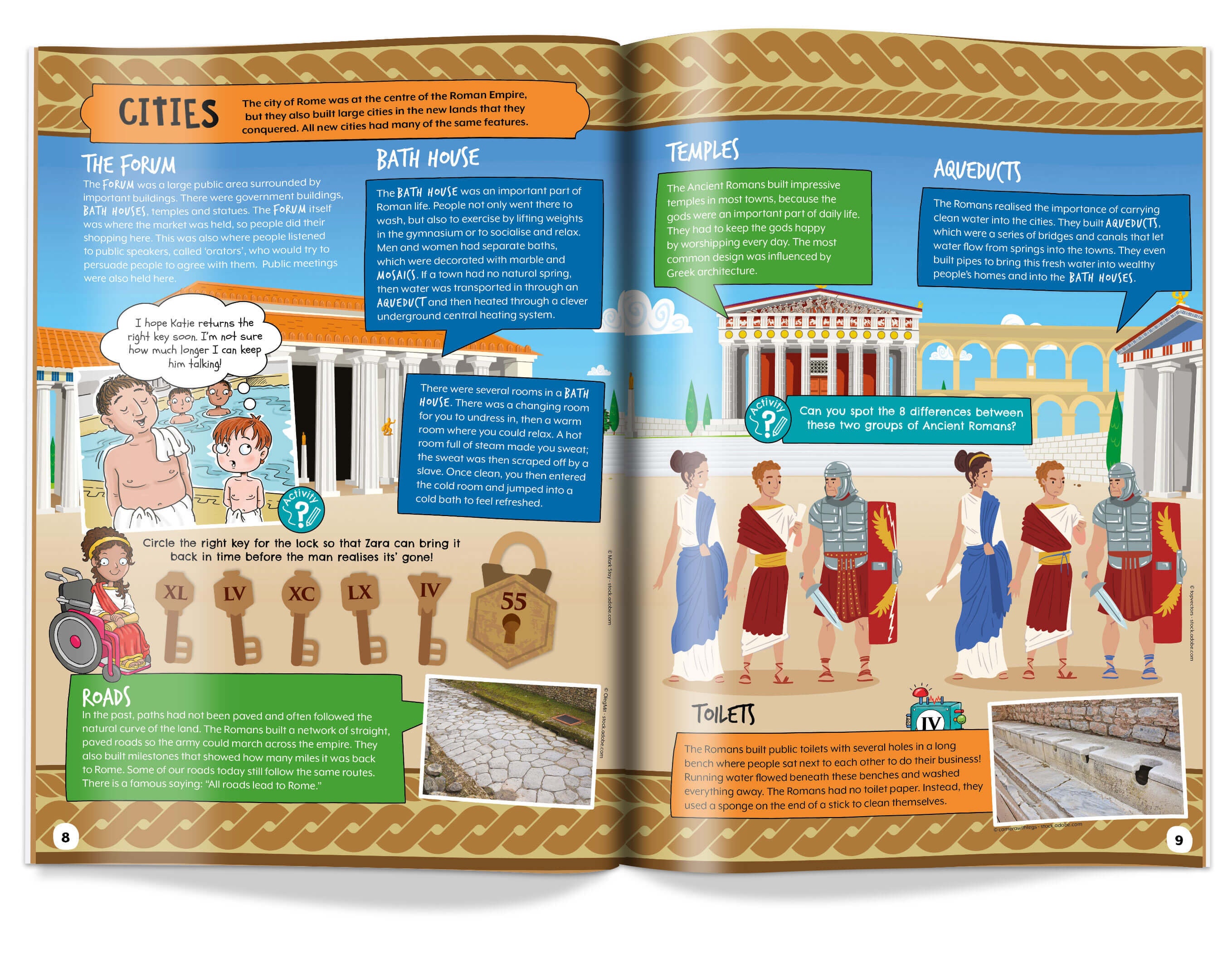 Ancient Rome Activity Pack for Kids: Adventure Book & Magazine - Etsy