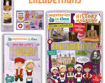 Pacchetto di attività sull'era elisabettiana: storia, lettura, puzzle
