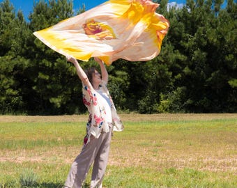 Custom Silk Worship Flags – Lion of Judah Worship Flag | Hand Dyed Silk  Dance Flags | Praise Flag for Worship & Intercession/ Custom Order