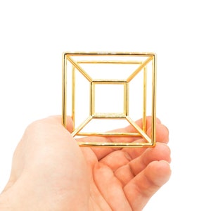 Tesseract Meditation Tool - Hypercube - Sacred Geometry Art - Meditation Art - Chakra Healing -  Multidimensional Object - Spiritual Art