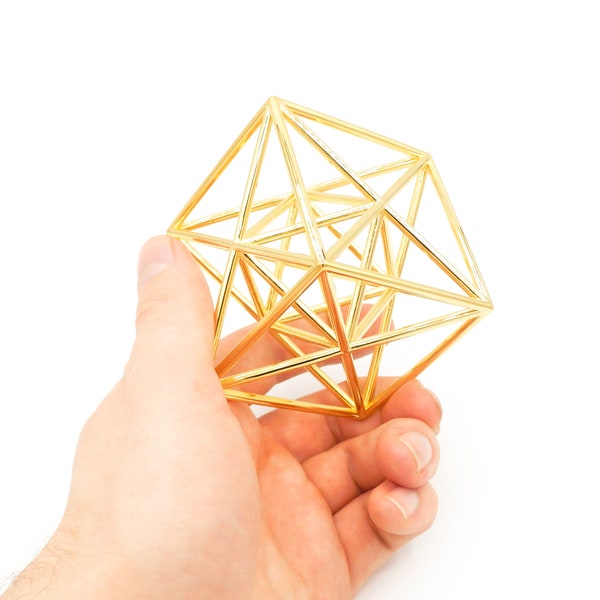 Metatron Cube Meditation Tool - Sacred Geometry Art - Meditation Art - Golden Ratio Art - Healing Tool - Manifestation object | 36 mm 60 mm