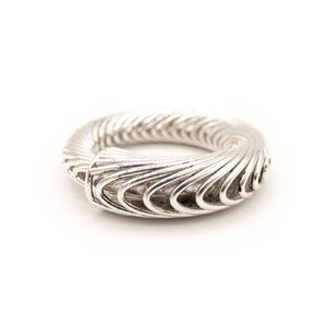 Ouroboros Torus / Arte de geometría sagrada / Infinito, herramienta de meditación, joyería espiritual, colgante de donut, colgante de plata, colgante chapado en oro