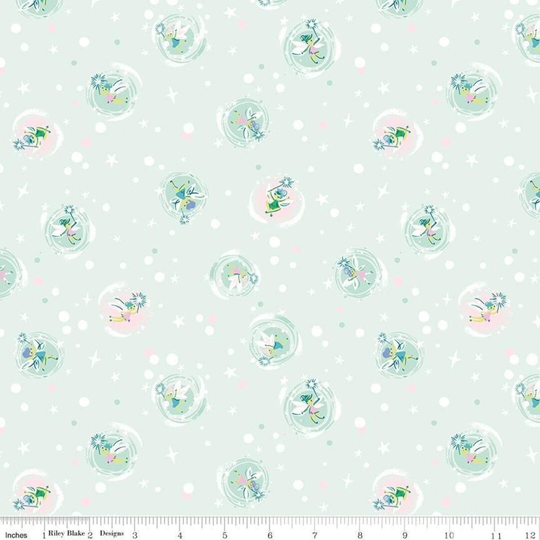 Forever Neverland, Riley Blake Designs, Fabric by the Yard, Mist. Great ...