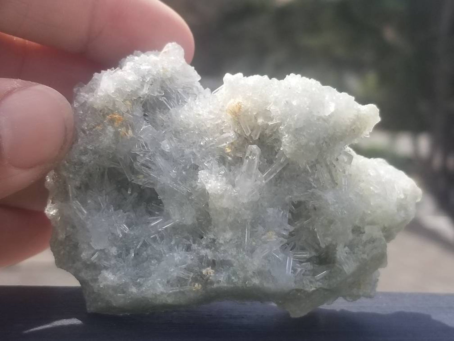 Rare Combination Clear Quartz Crystal Overgrowth on Green Etsy