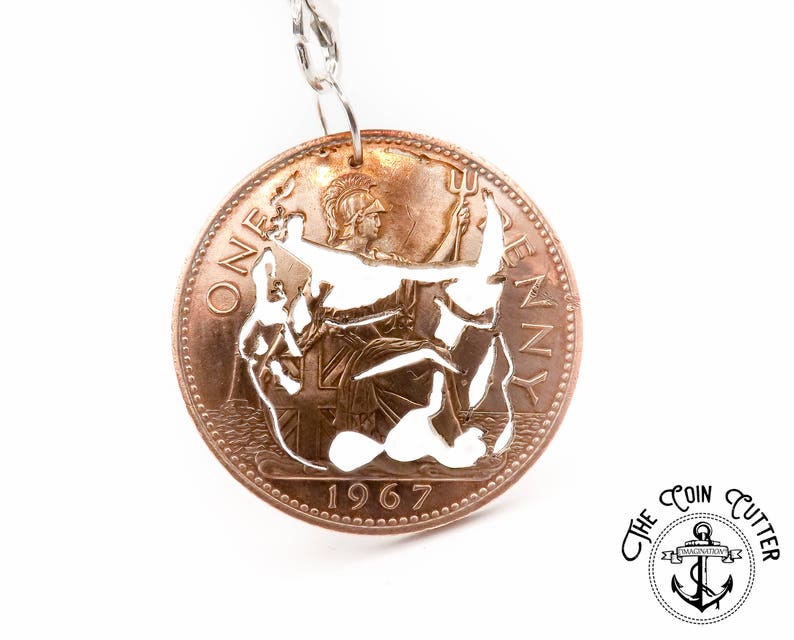 Best Star Wars Gift Ideas featured by top US Disney blogger, Marcie and the Mouse: Star Wars Charm Necklace British One Penny Coin Necklace image 0