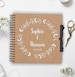 Personalised Scrapbook | Wreath Photo Album | Personalized Wedding Guest Book 