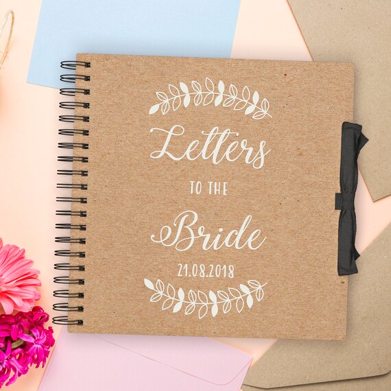 Letters to the Bride Scrapbook Personalised Wedding Etsy UK