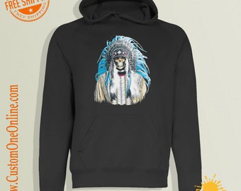 CHIEF Blue Skull, Hoodie