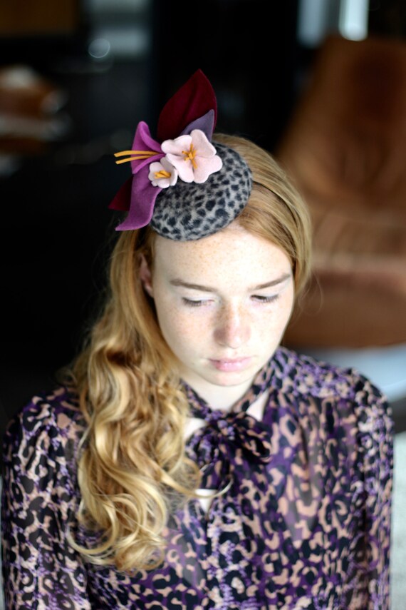 Leopard Print Percher Hat Animal Print 