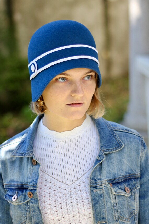 Vintage Style Wool Winter Hat 