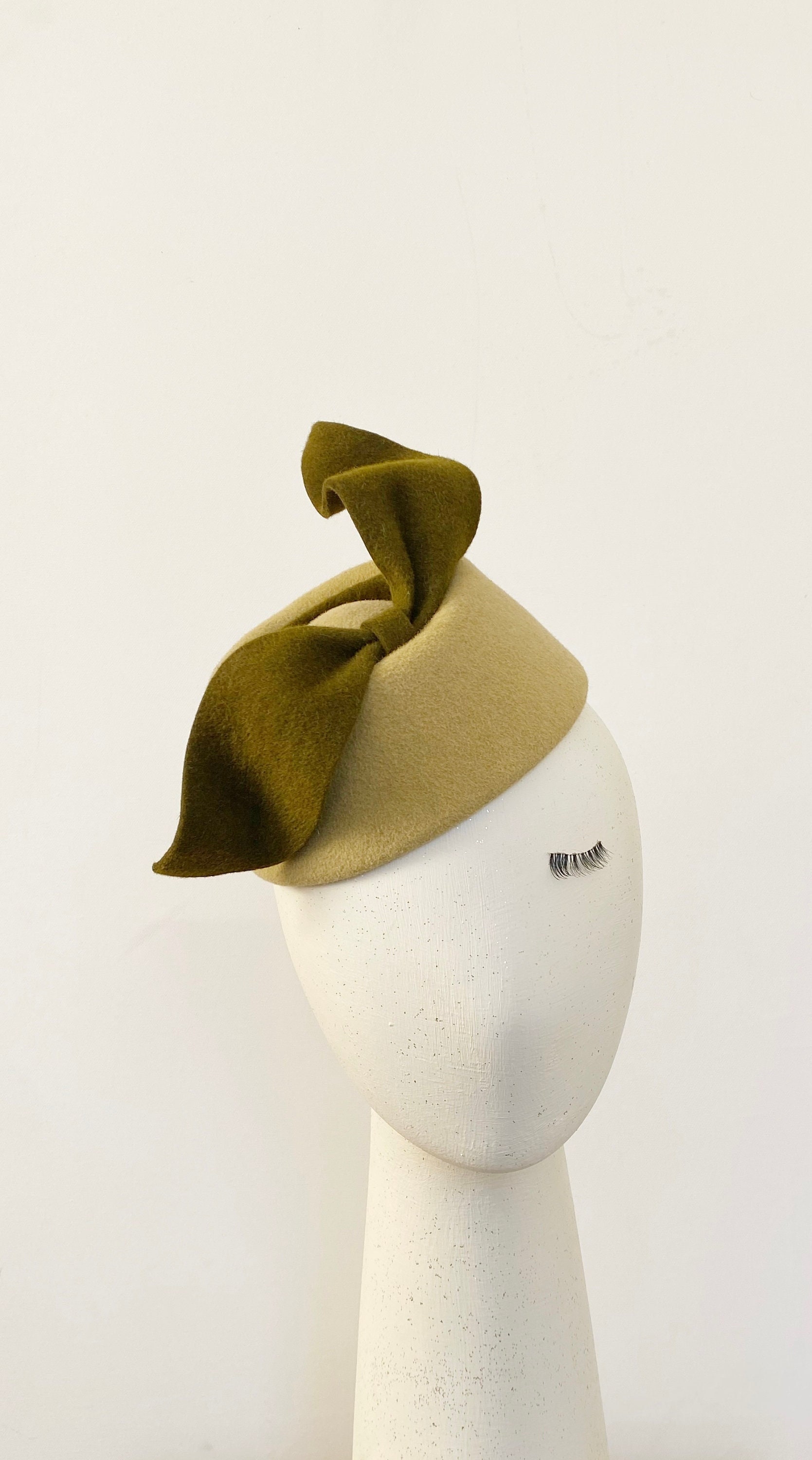 Pillbox Hat Green - Etsy