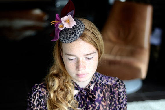 Leopard Print Percher Hat Animal Print 